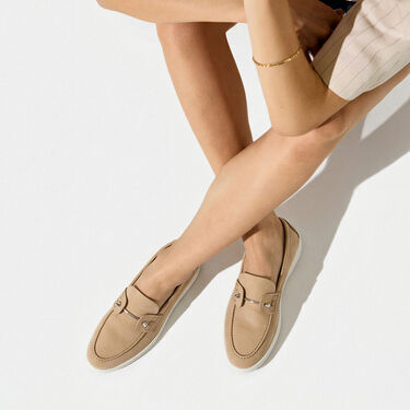 Coline Biscuit Beige Scarosso: Beige Biscuit – Nubuck COLINELOAF