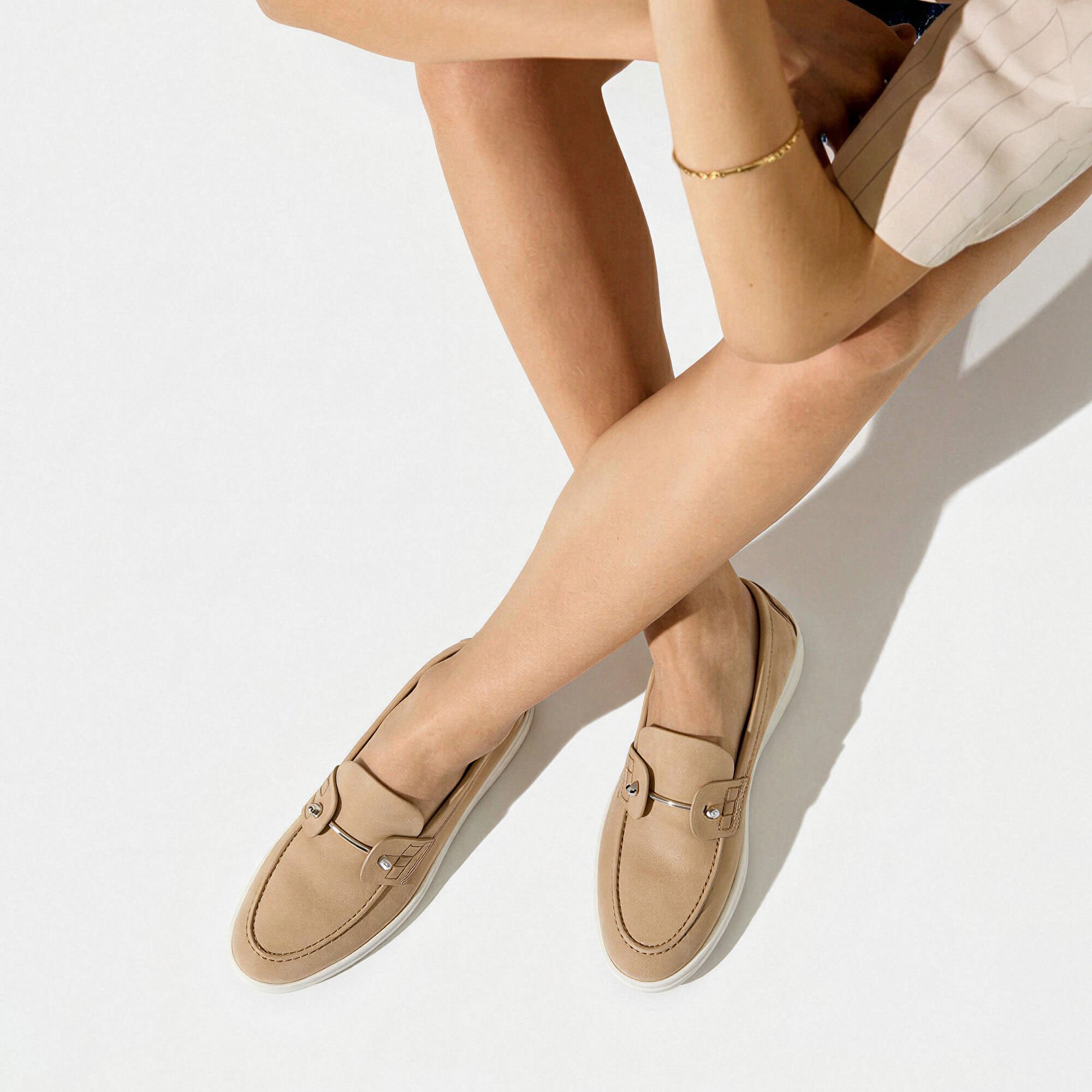 Coline Biscuit Beige Scarosso: Beige Biscuit – Nubuck COLINELOAF