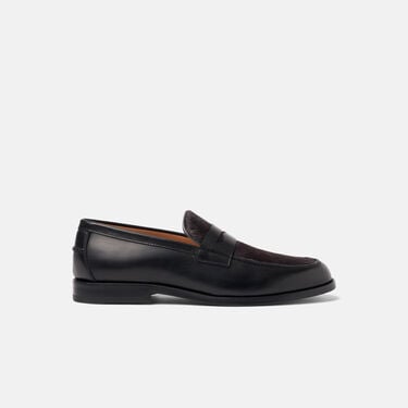 Scarosso Aaron Black Pony Black - Calf AARONLOAF Scarosso Aaron Black Pony Black - Calf AARONLOAF