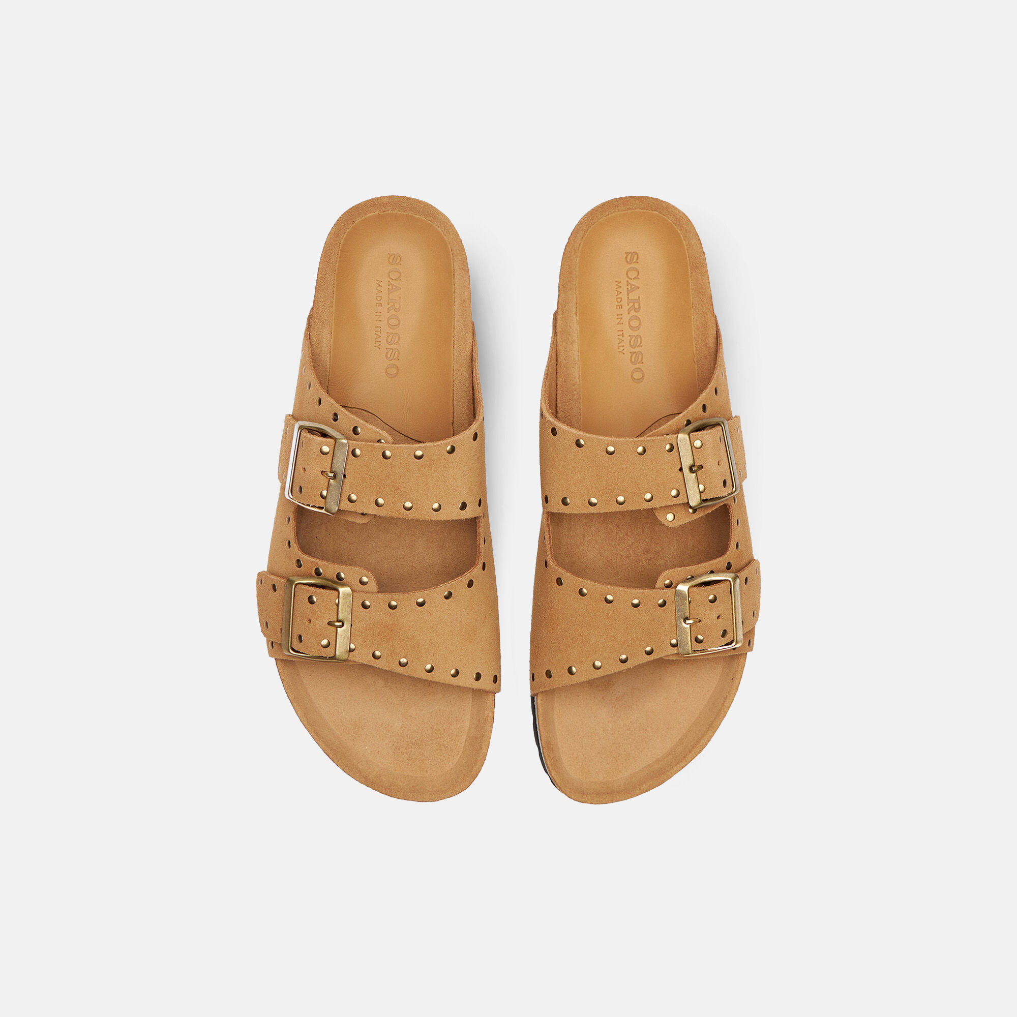 Scarosso Hopi Beige Veloursleder Beige - Veloursleder HOPISAND