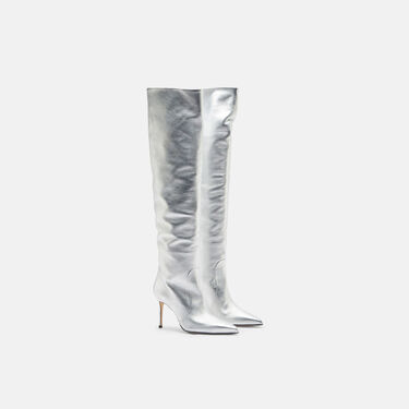 Scarosso Carra 银色 银色 - 小牛皮 CARRABOOT