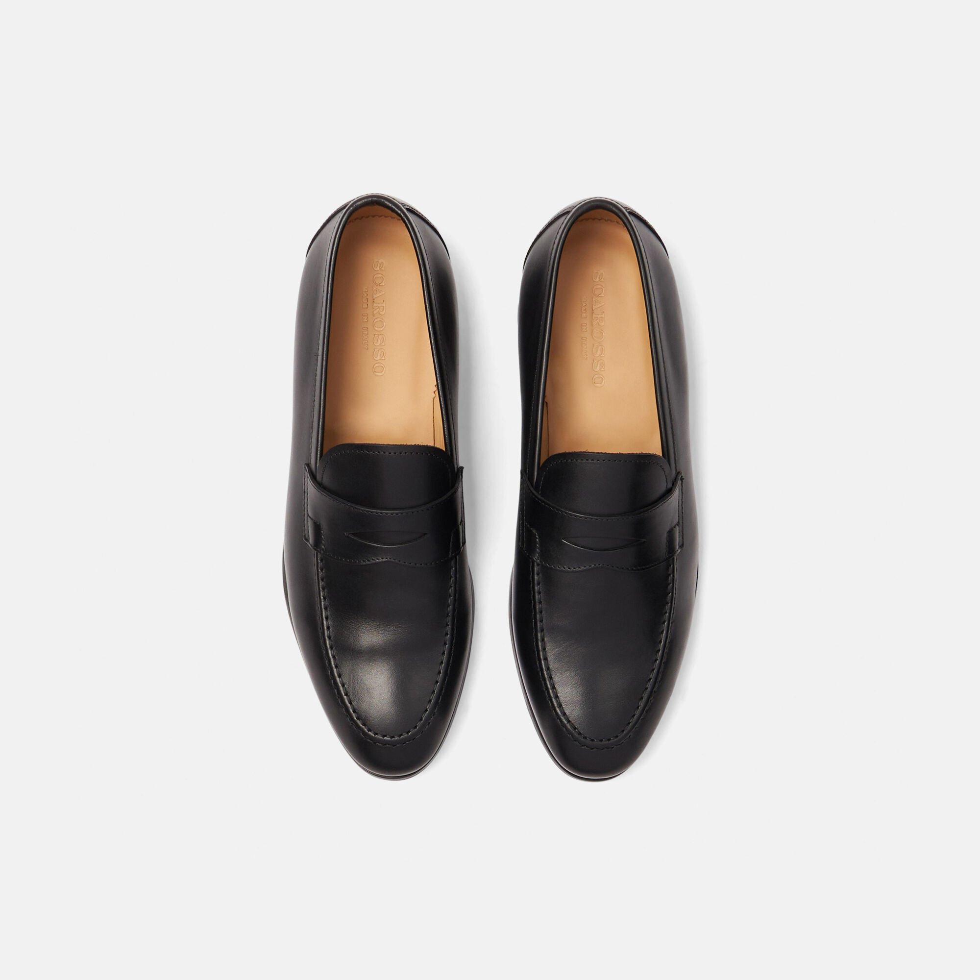 Scarosso Renato Black Black - calf RENATOLOAF