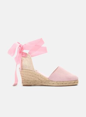 Scarosso Paloma Pink Suede Black - Calf MANUELASAND