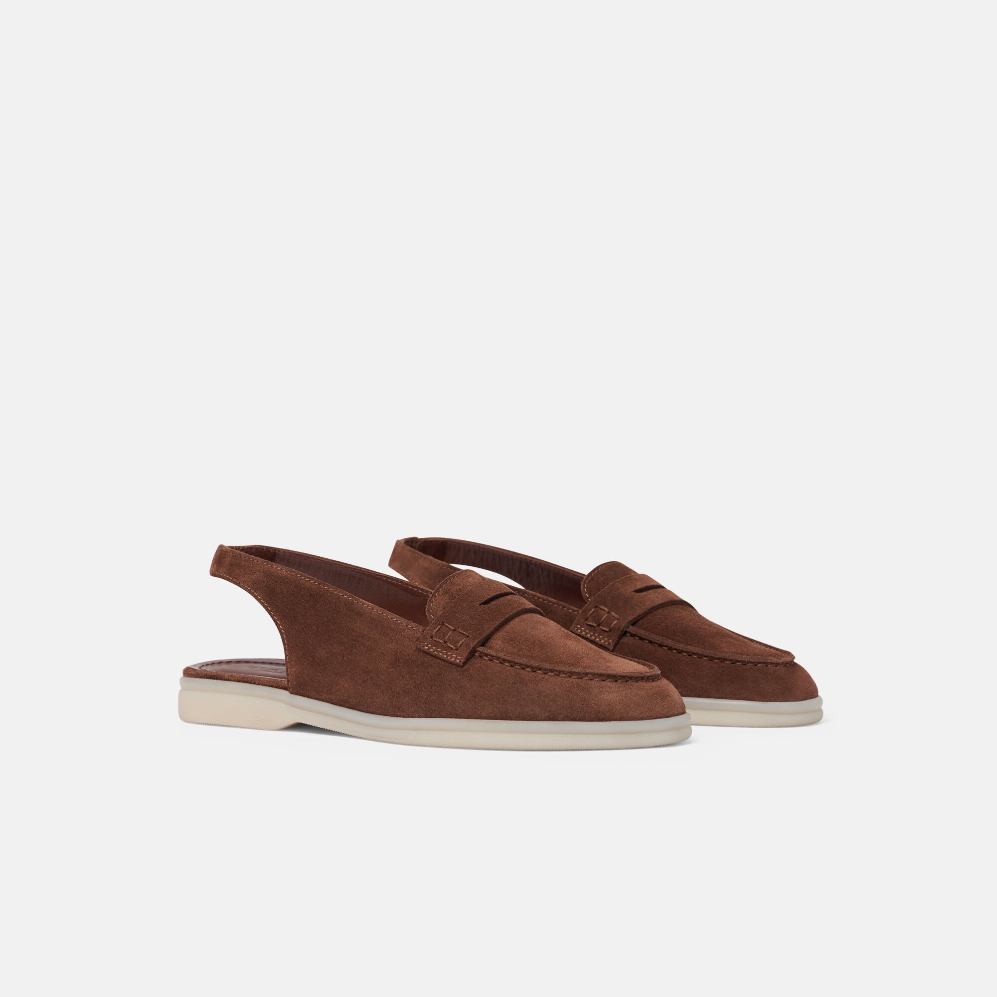 Scarosso Leila Brown Suede Brown - Suede LEILALOAF