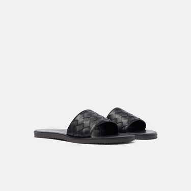Scarosso Ulisse Black Woven Black - Calf ULISSESAND