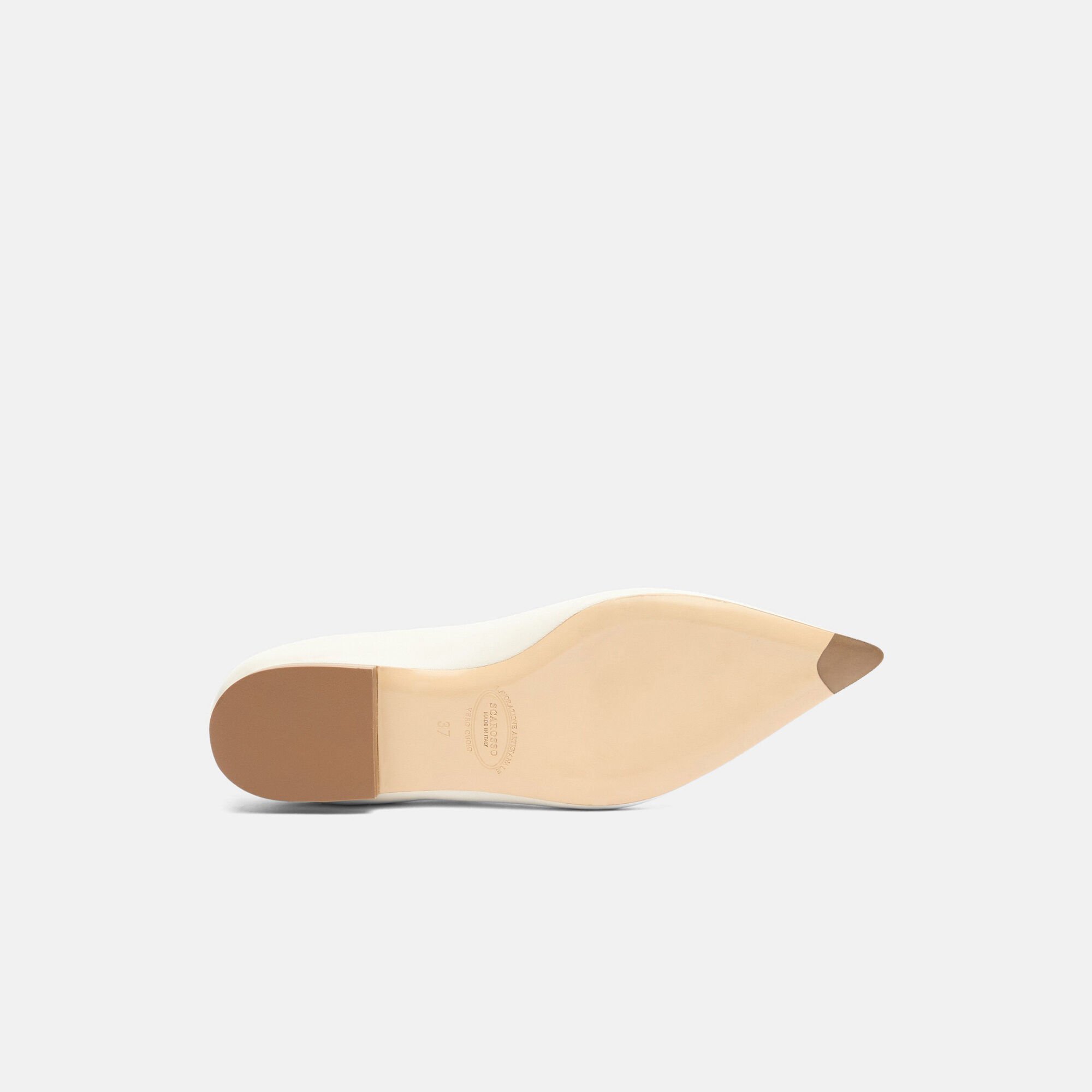 Scarosso Iris Off White Off White - Calf IRISBALL