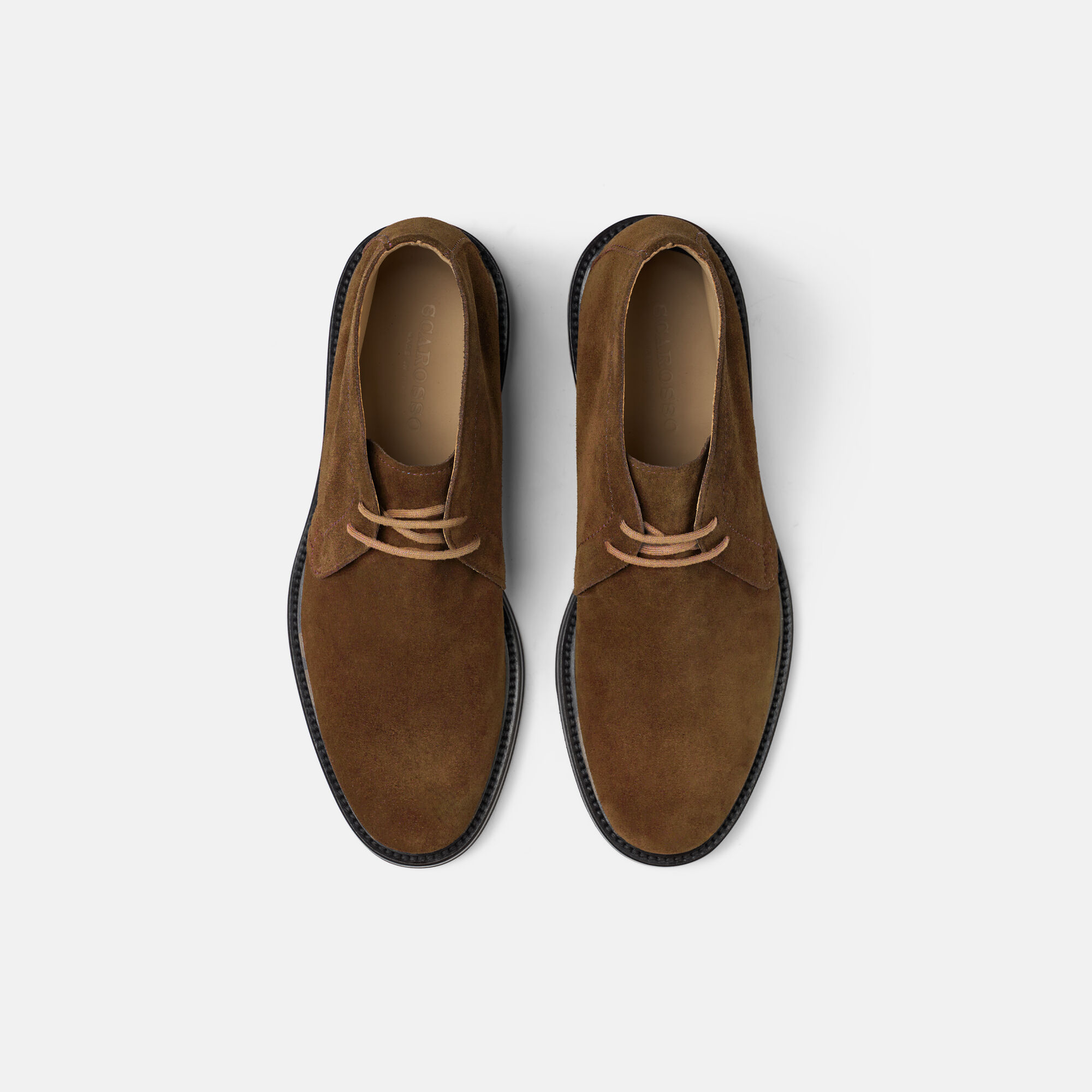 Roger Tobacco Suede Scarosso: Tobacco - Suede Roger Tobacco Suede Scarosso: Tobacco - Suede ROGERANKL