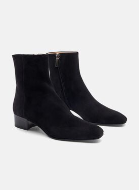Ambra Schwarz Veloursleder Scarosso: Schwarz - Veloursleder AMBRABOOT