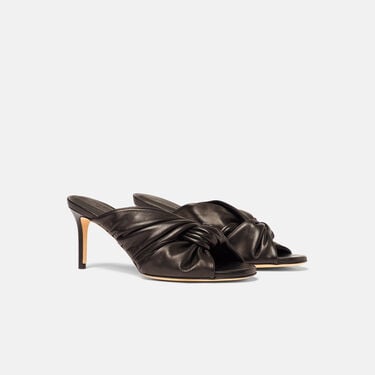 Kiki Chocolate Scarosso: Chocolate - Calf KIKISAND