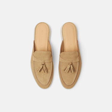 Scarosso Lucrezia Beige Suede Beige - Suede LUCREZIAMULE