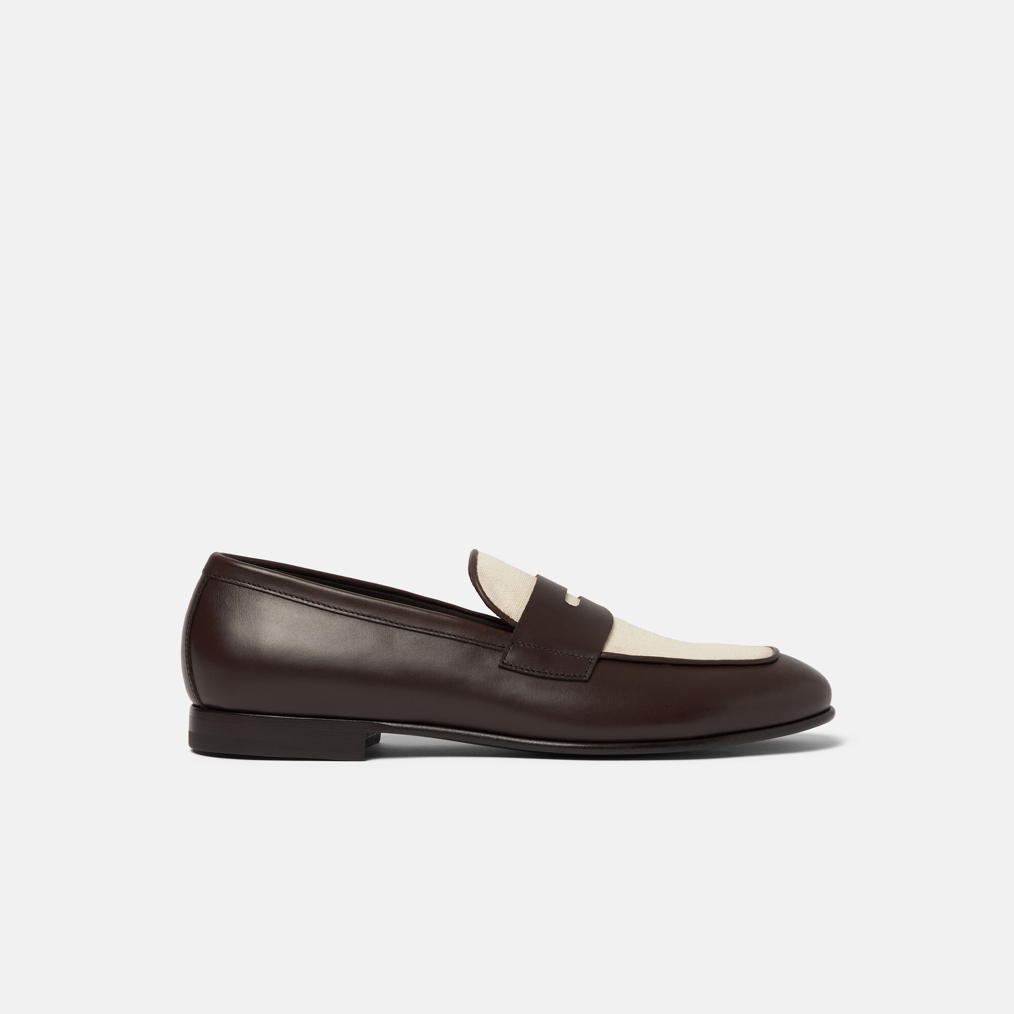 Scarosso Gregory Dark Brown Canvas Edit Dark Brown - Calf GREGORYLOAF