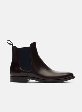 Scarosso Giacomo Dark Brown Brown Calf - Blue Stretch GIACOMOCHEL