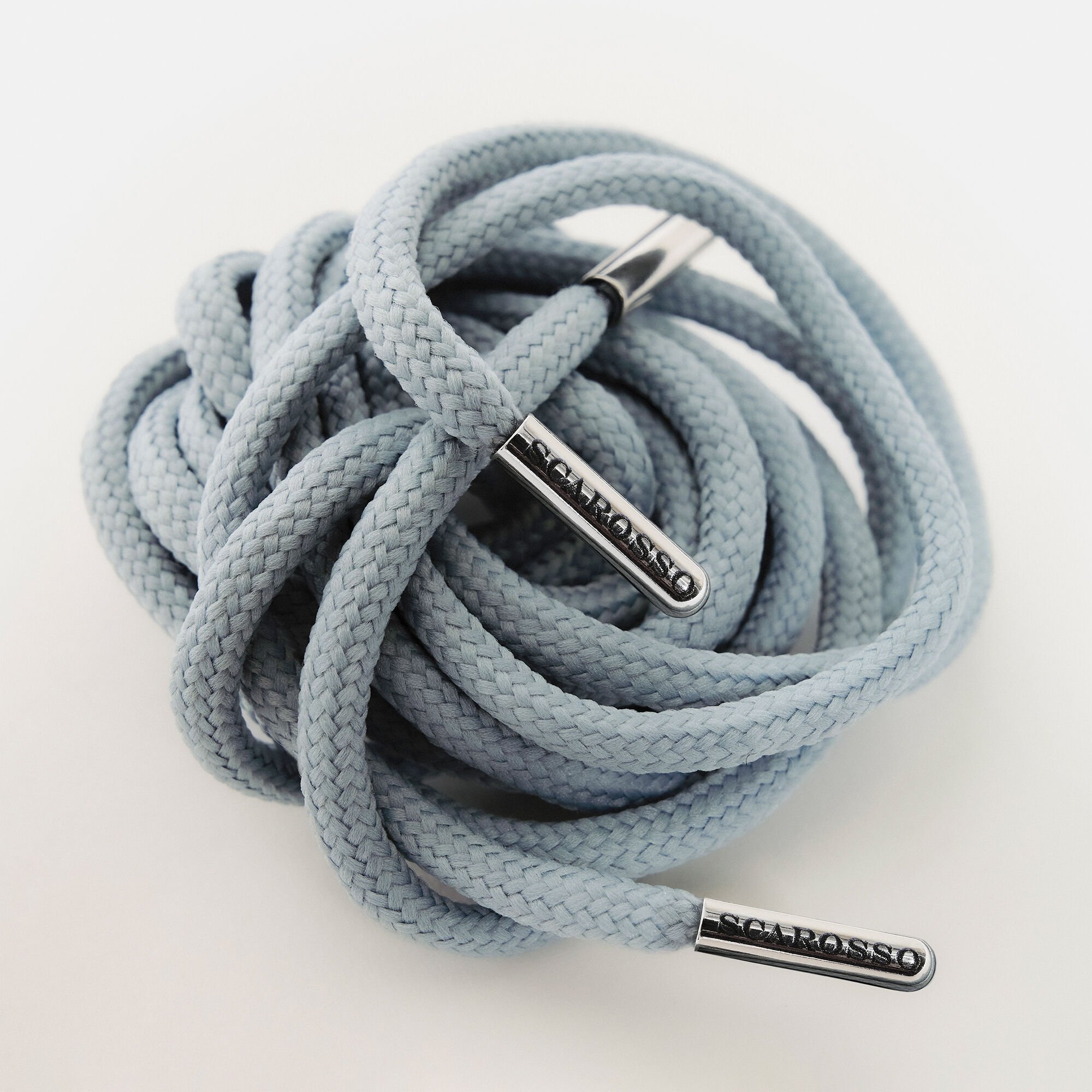 Light Blue Laces Scarosso: Light Blue - Cotton SHOEWSLACE