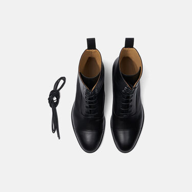 Scarosso Archie Noir Noir - Veau ARCHIEBOOT