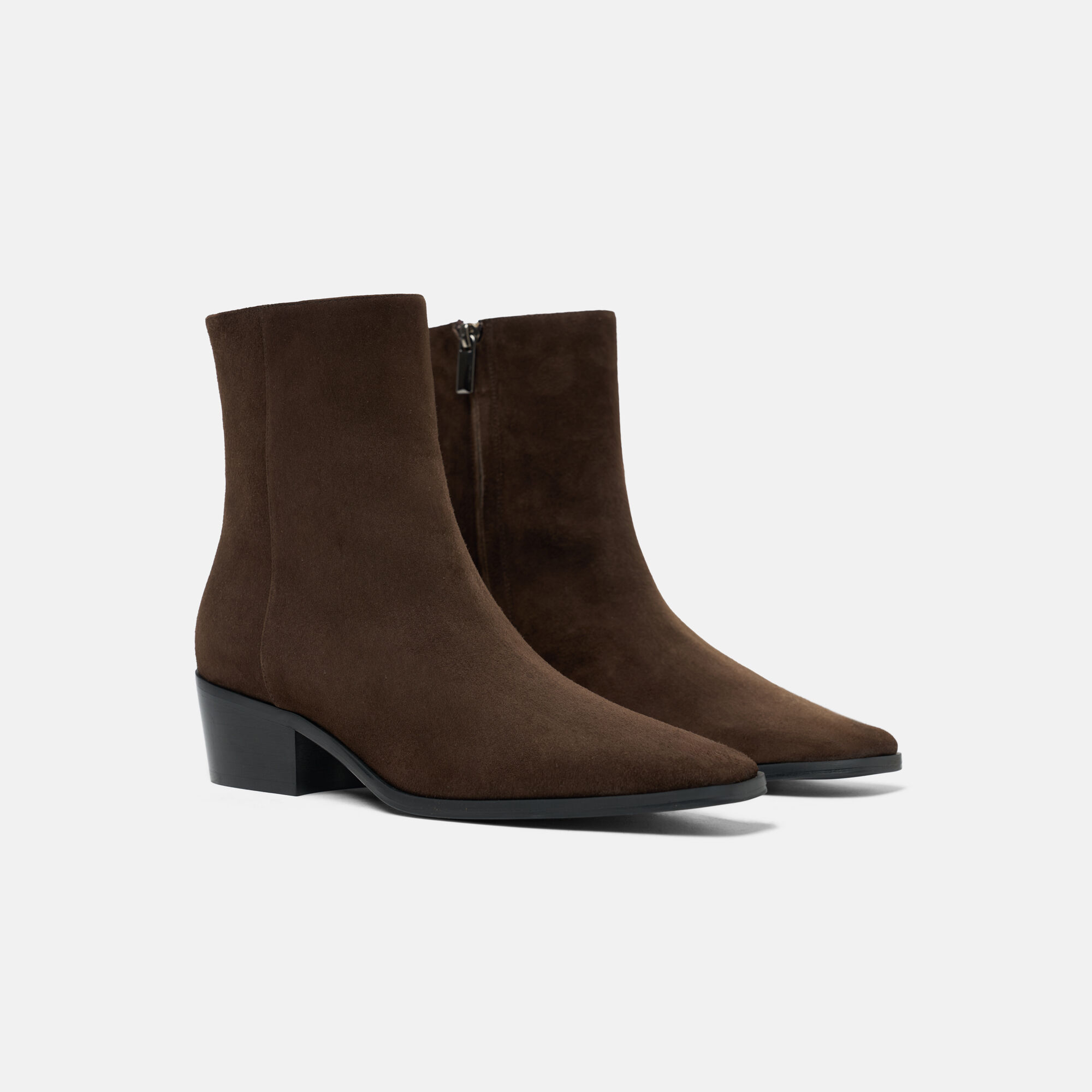 Ambra Brown Suede Scarosso: Dark Brown - Suede AMBRARBOOT