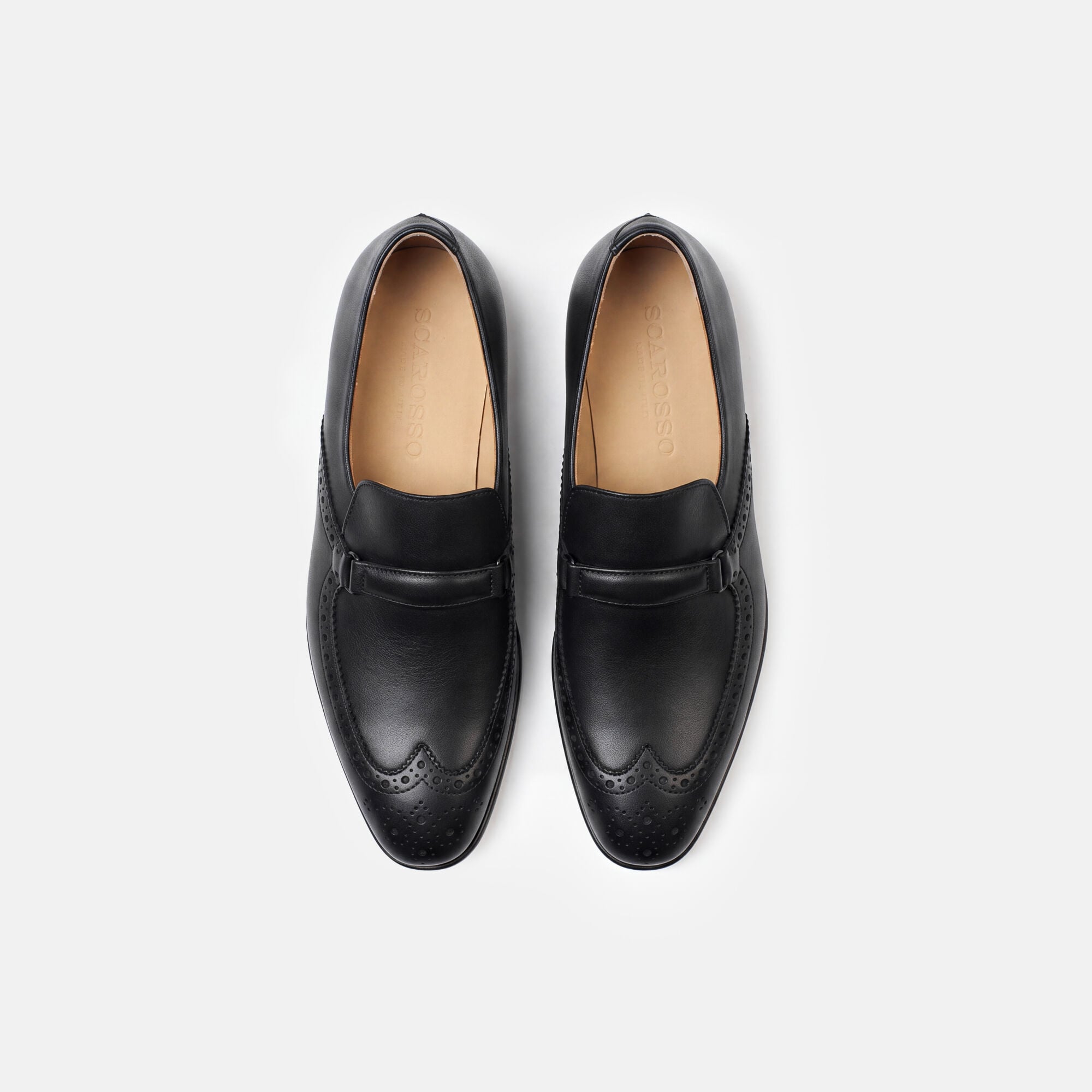 Maude Black Scarosso: Black - Calf Maude Black Scarosso: Black - Calf MAUDELOAF