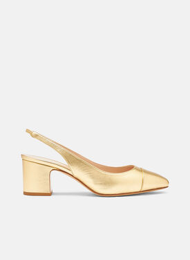 Scarosso Miranda Gold Black - Patent JUNEPUMP