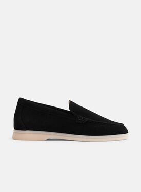 Scarosso Ludovica Girl Black Suede Edit Beige - Suede LUDOVICAKLOAF