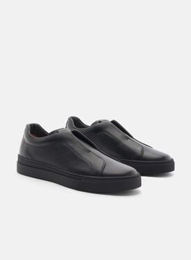 Luca Black Grain Scarosso: Black - Calf LUCASNEA