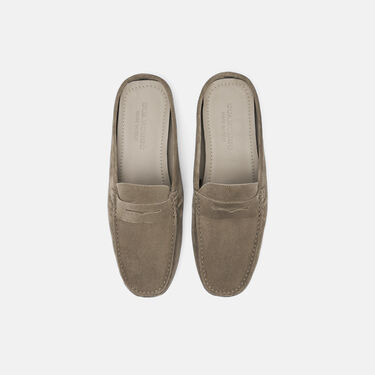 Scarosso Omar Taupe Scamosciato Taupe - Camoscio OMARDRIV