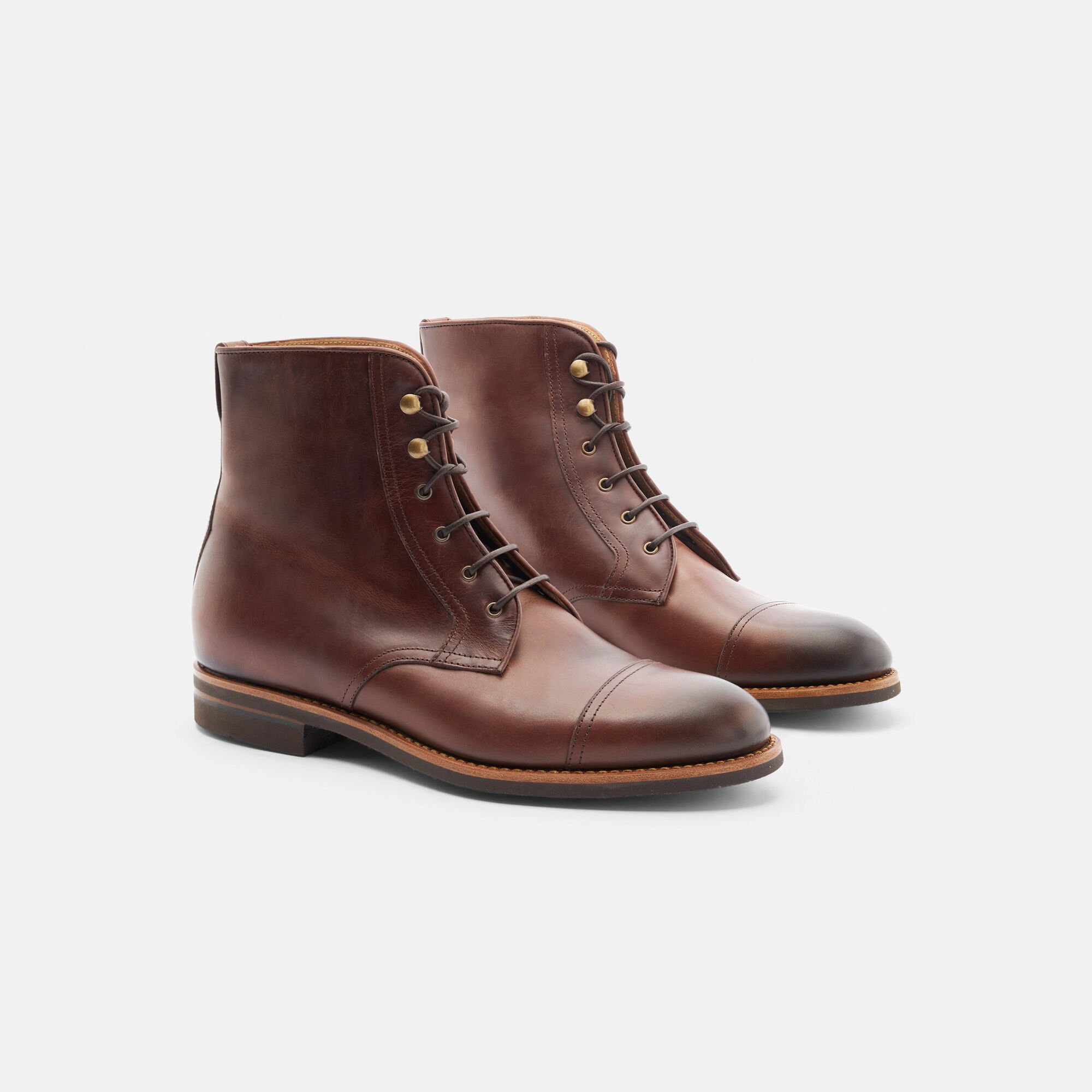 Scarosso Paolo Karamell Dunkelbraun - Kalbsleder PAOLOBOOT