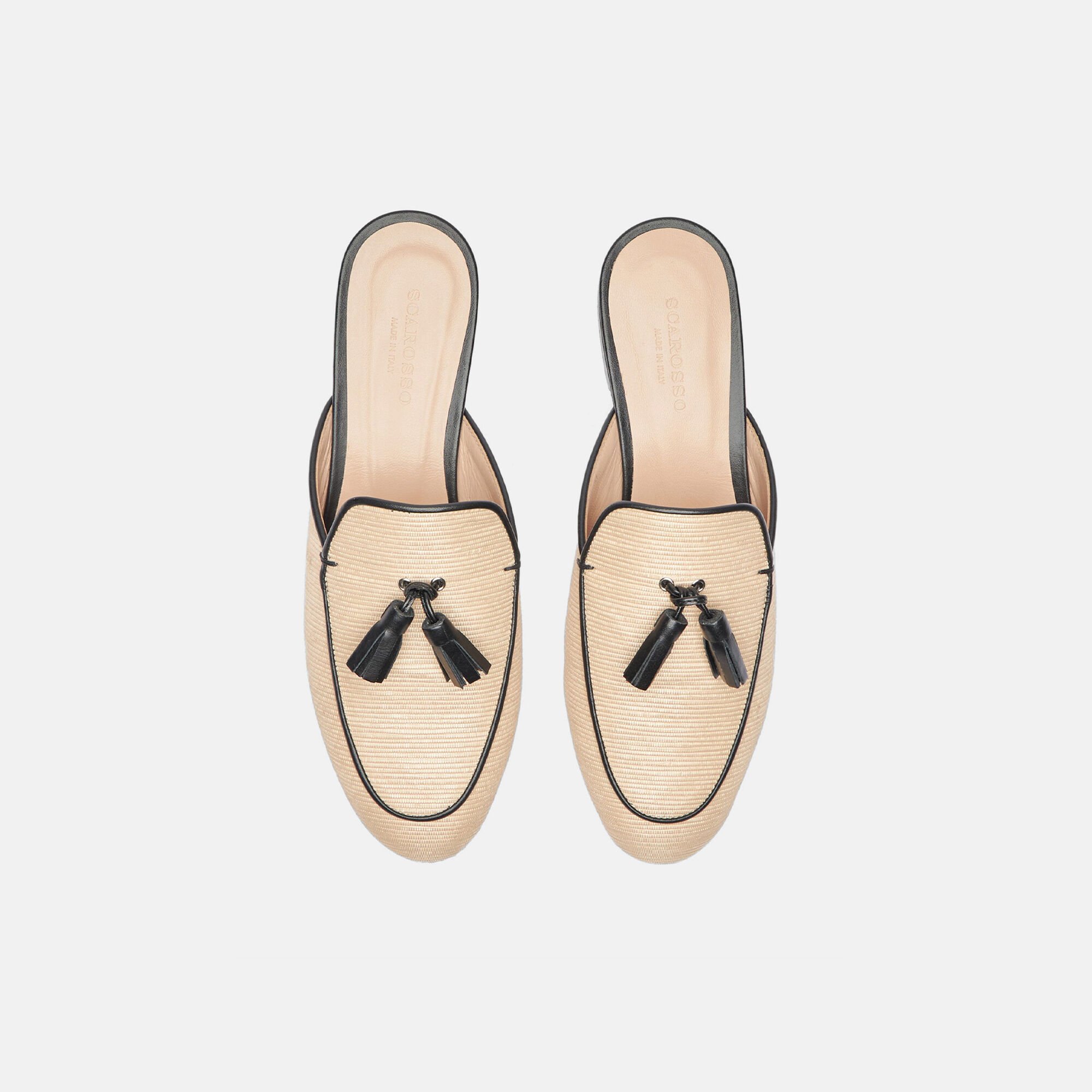 Scarosso Giorgina Beige Straw Beige - Straw GIORGINAMULE