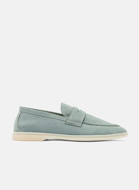 Scarosso Luciano Sage Suede Blue - Suede LIOBOAT