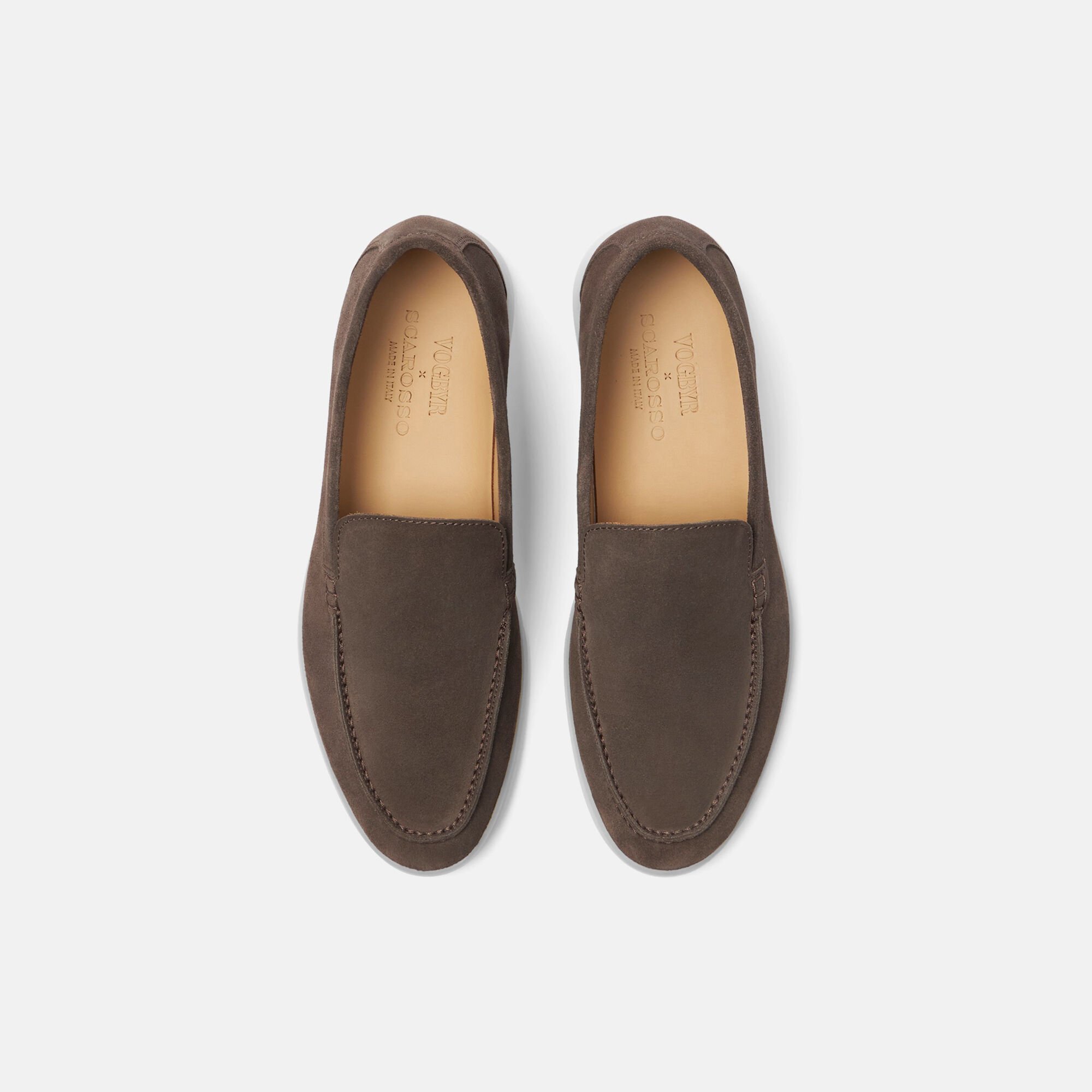 Scarosso Ludovica Deep Taupe Veloursleder Deep Taupe - Veloursleder LUDOVICALOAF