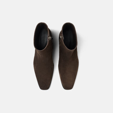 Ambra Brown Suede Scarosso: Dark Brown - Suede AMBRARBOOT