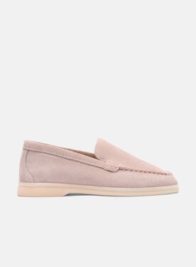 Scarosso Ludovica Girl Pink Suede Beige - Suede LUDOVICAKLOAF