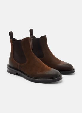 Hunter Brown Scarosso: Brown Suede HUNTERCHEL