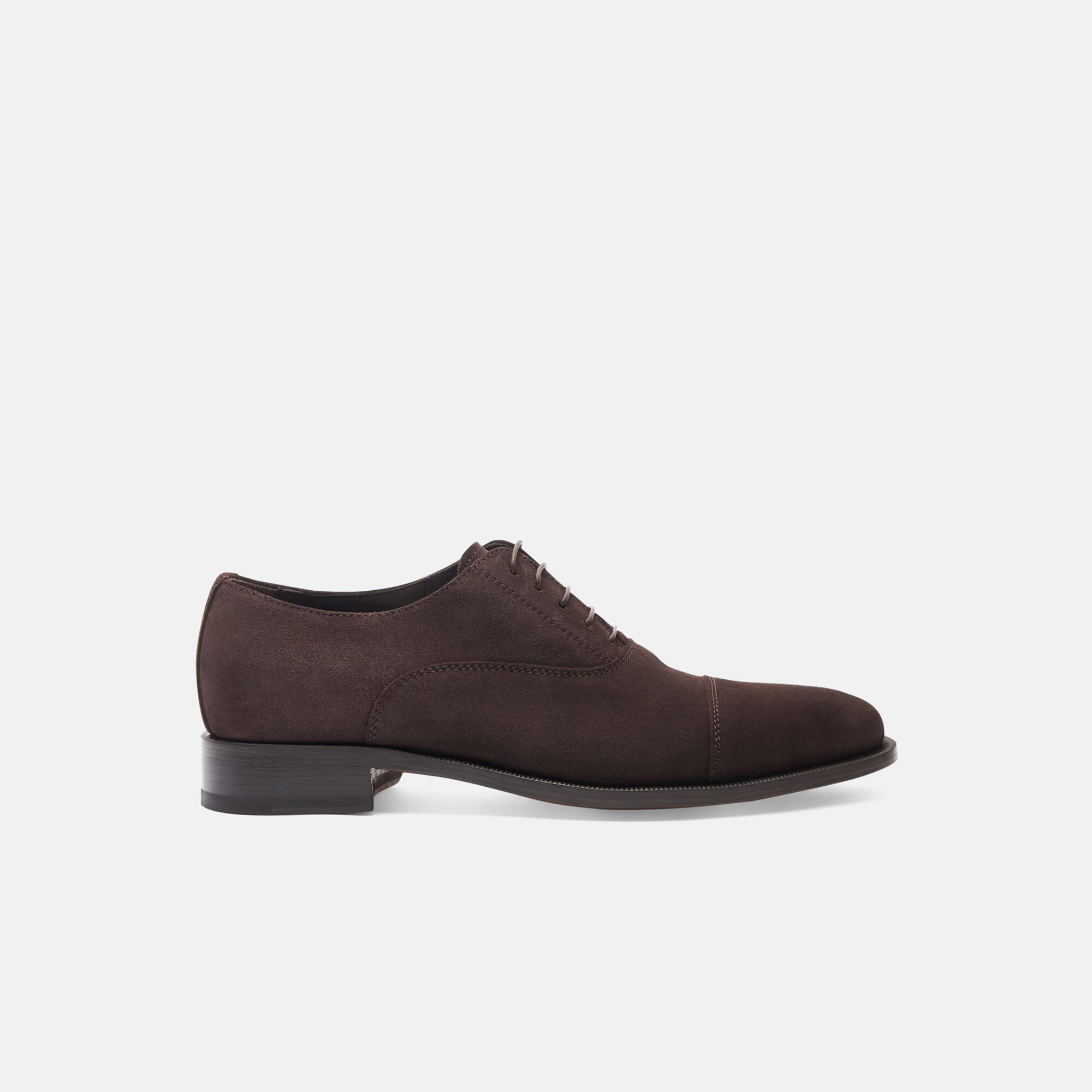 Scarosso Bacco dunkelbraun - Veloursleder BACCOOXFO