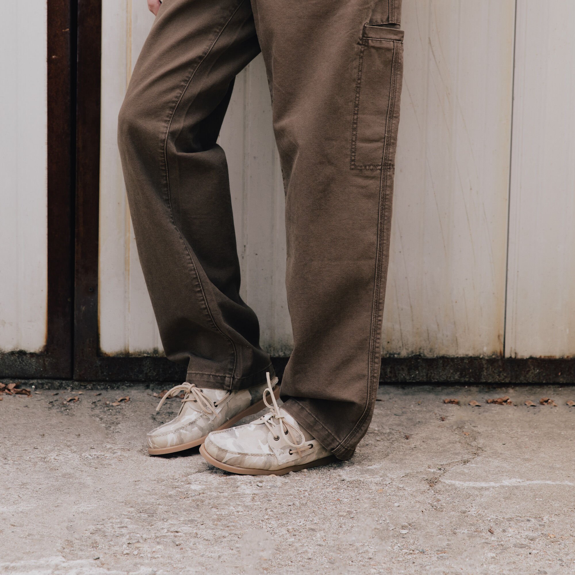 Scarosso Morgan Camo Beige Daim Camouflage Beige - Daim MORGANBOAT
