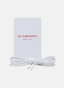 Scarosso White Sports Laces Black SHOELACE