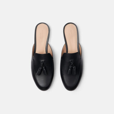 Scarosso Giorgina Black Black - Calf GIORGINAMULE