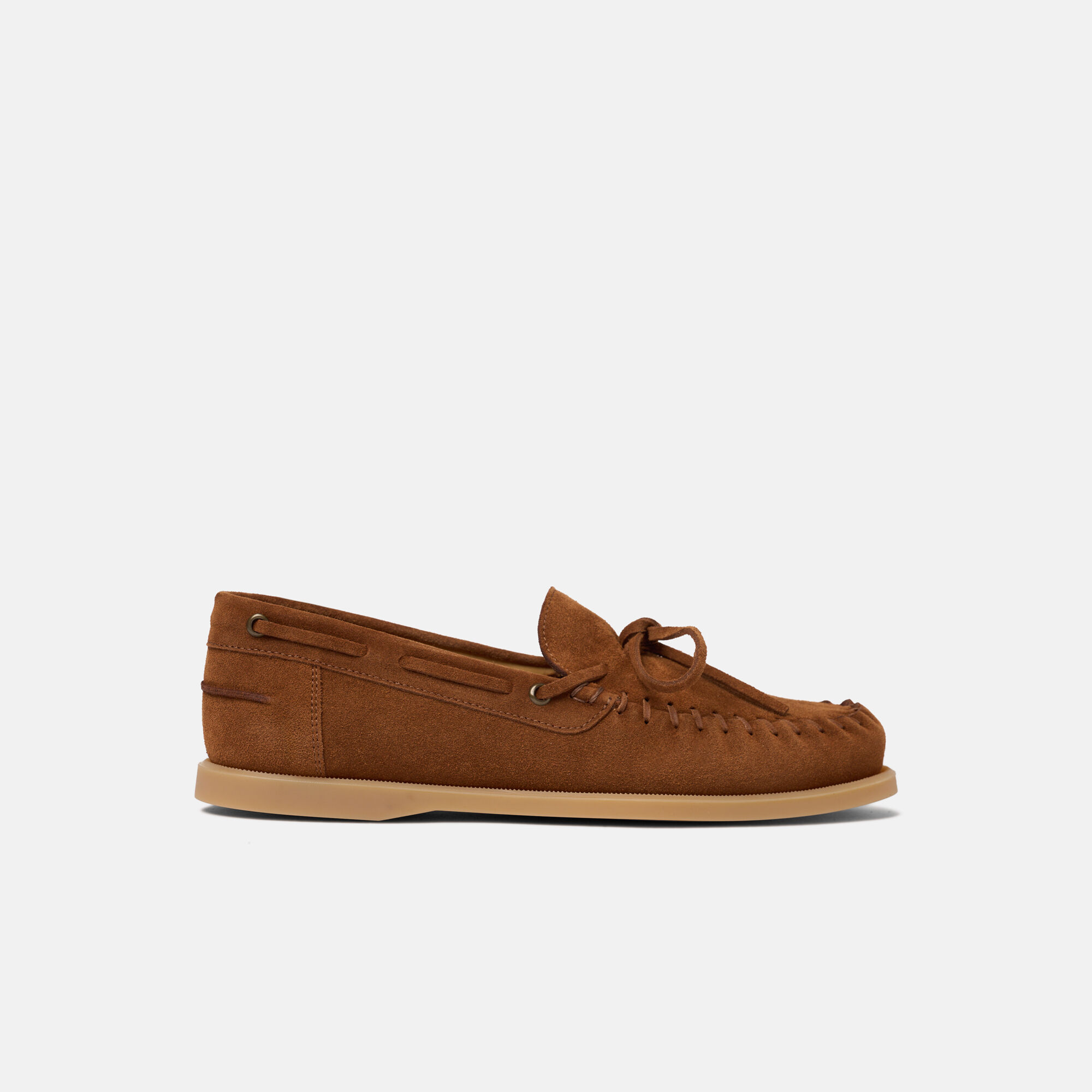 Morgan Tobacco Stitch Scarosso: Tobacco - Suede MORGANSBOAT