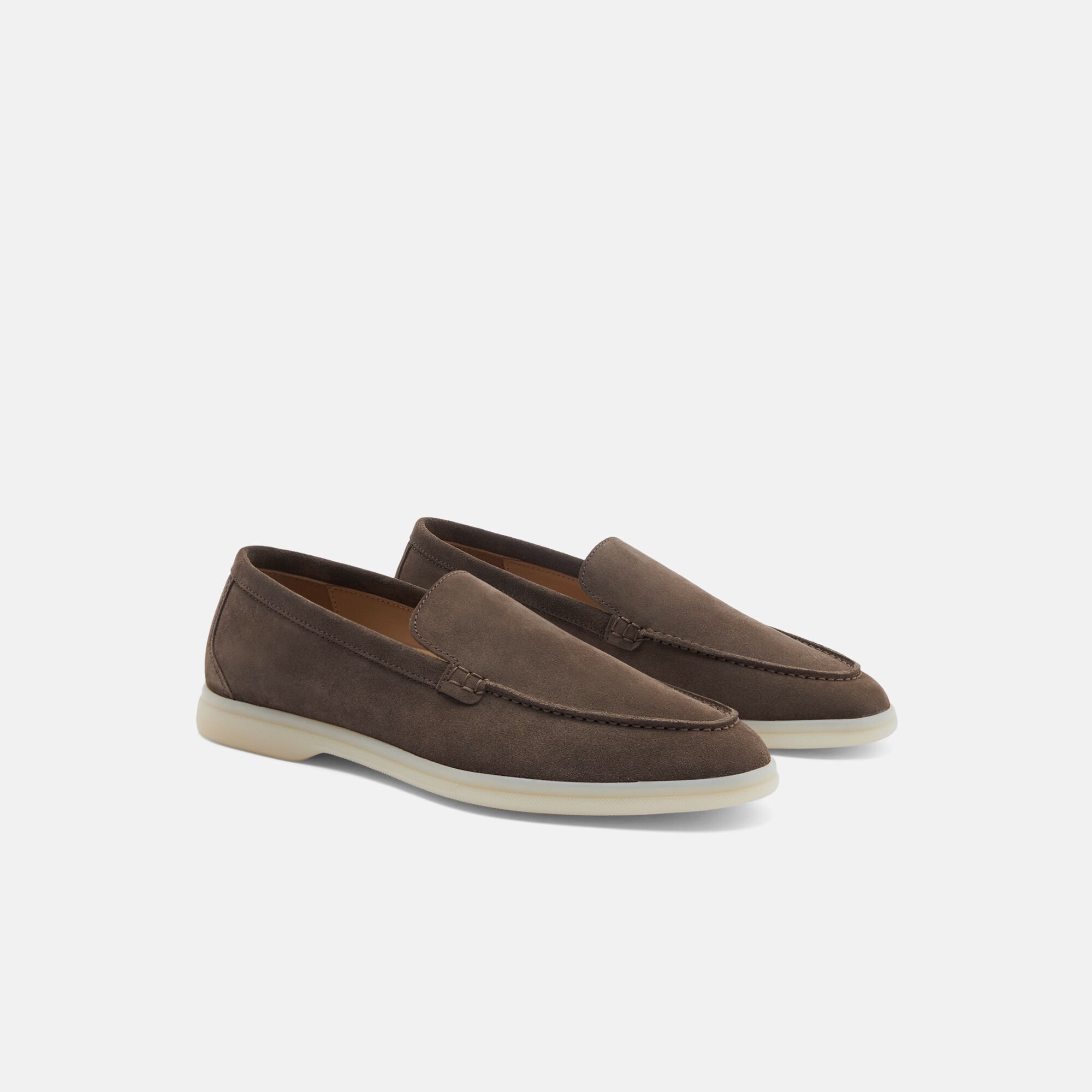 Scarosso Ludovica Deep Taupe Veloursleder Deep Taupe - Veloursleder LUDOVICALOAF