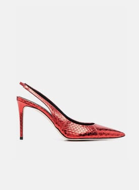 Scarosso Sutton Red Elaphe Red - Elaphe SUTTONPUMP