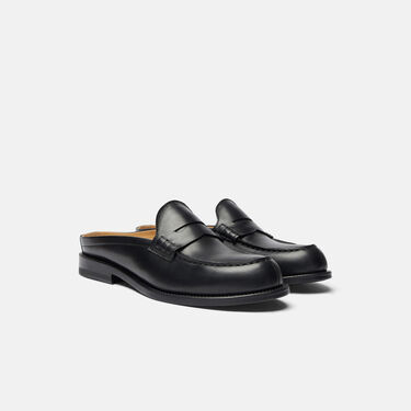 Scarosso Clementina Black Black - Calf CLEMENTINAMULE