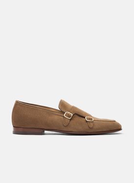 Scarosso Ernesto Tobacco Suede Dark Brown - Calf ERNESTOLOAF