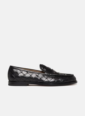 Scarosso Gerald Black Woven Black - Calf GERALDLOAF