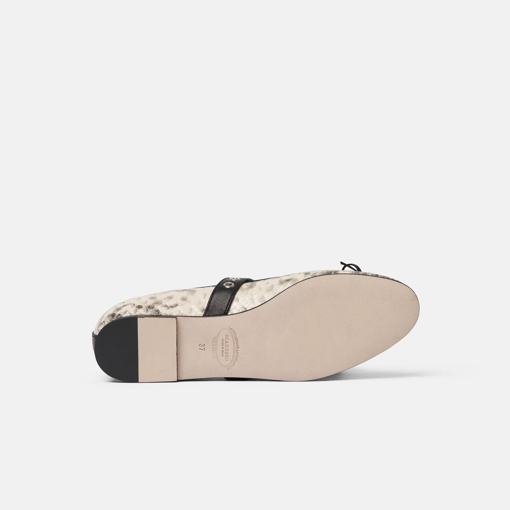 Scarosso Astrid Python Grey - Python-Print Calf ASTRIDBALL