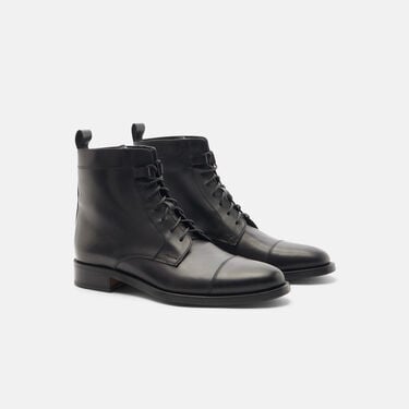 Scarosso Totò 黑色 黑色小牛皮 TOTOBOOT