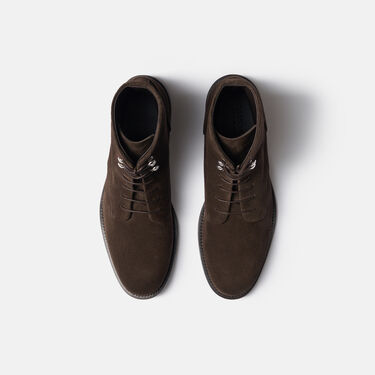 Scarosso Eva Dunkelbraun Veloursleder Dunkelbraun - Veloursleder EVABOOT