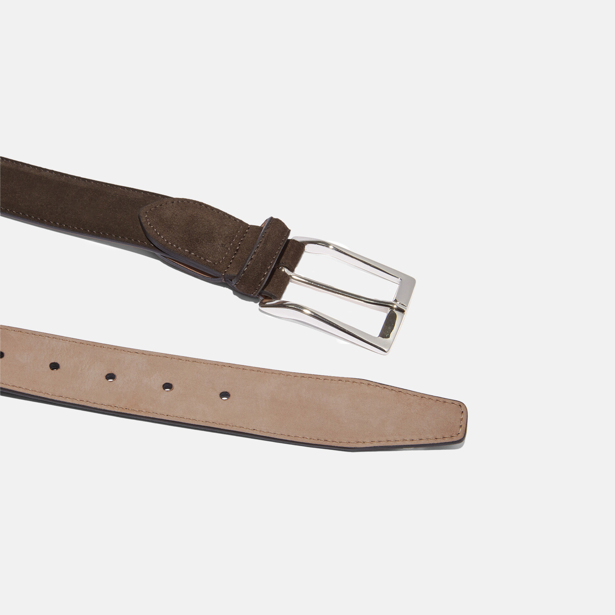 Scarosso Classic Dark Brown Belt Dark Brown Suede CLASSICBELT