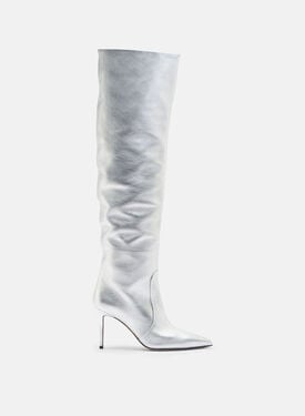 Scarosso Carra Silber Silber - Kalbsleder CARRABOOT