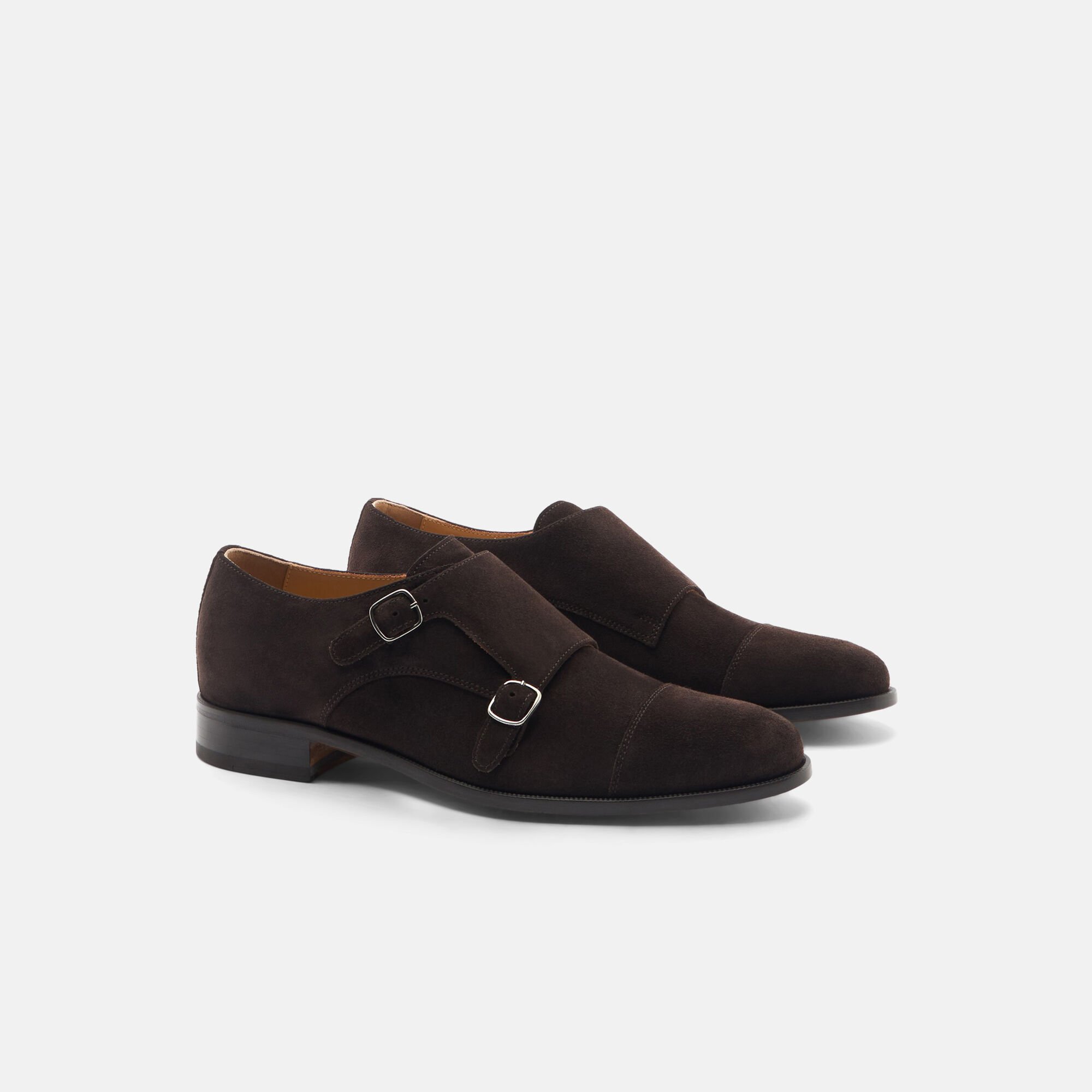 Scarosso Gervasio Ébène Daim Léger Daim marron foncé - Light Line GERVASIOMONK
