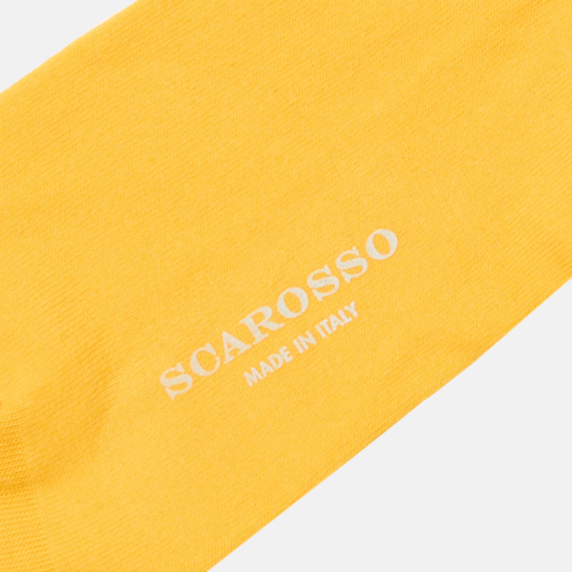 Scarosso Yellow Cotton Socks Yellow- Cotton COLOCOTTSOCK