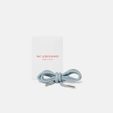 Scarosso Lacets Bleu Clair Bleu Clair - Coton SHOELACE Scarosso Lacets Bleu Clair Bleu Clair - Coton SHOELACE