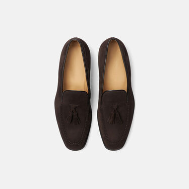 Scarosso Duccio Ebony Light Suede Dark Brown Suede DUCCIOLOAF